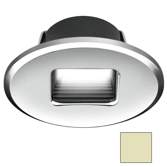 I2Systems Ember E1150Z Snap-In - Polished Chrome - Oval - Warm White Light [E1150Z-13CAB] - Twin Screws Marine Service