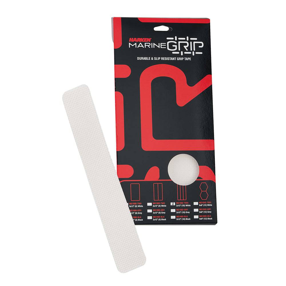 Harken Marine Grip Tape - 2 x 12" - Translucent White - 10 Pieces [MG1002-TWH] - Twin Screws Marine Service