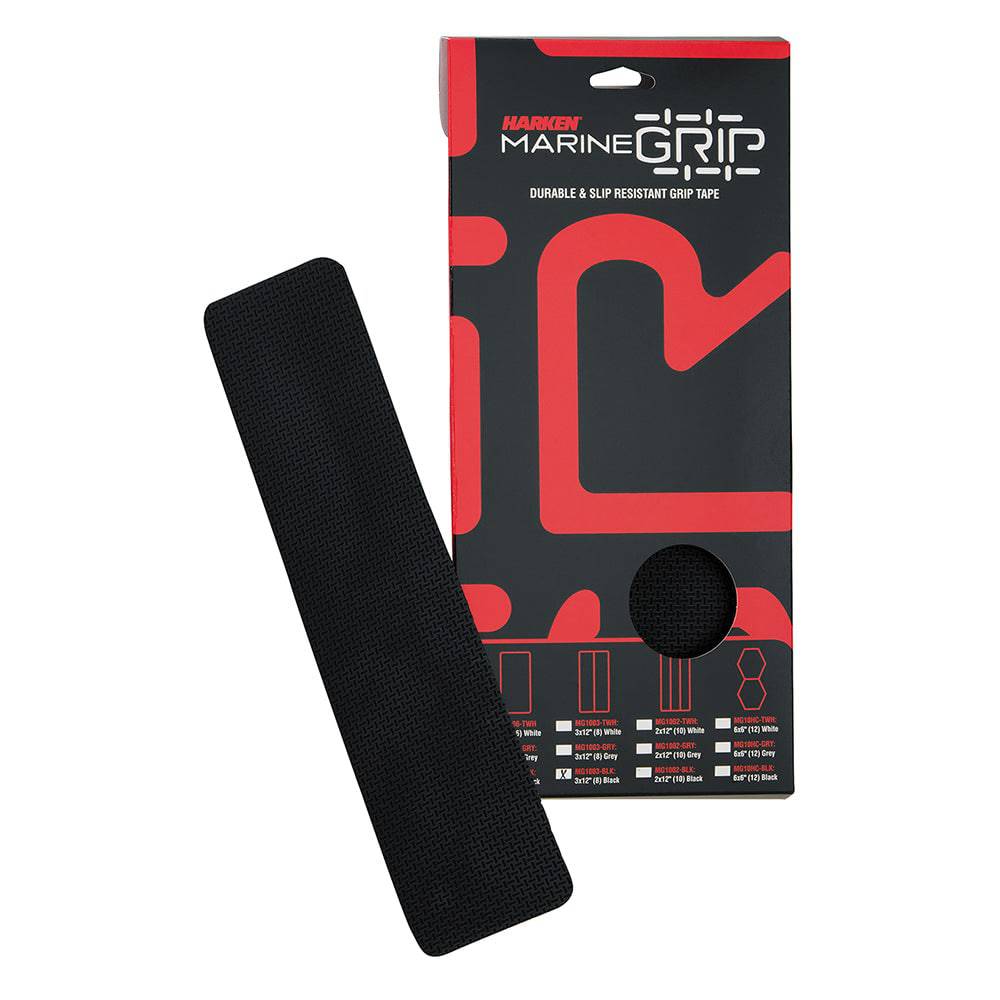 Harken Marine Grip Tape - 3 x 12" - Black - 8 Pieces [MG1003-BLK] - Twin Screws Marine Service