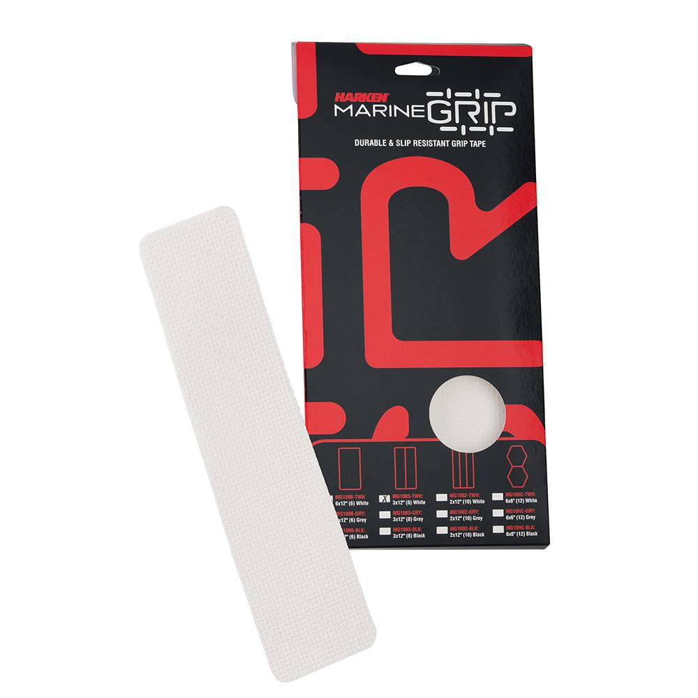 Harken Marine Grip Tape - 3 x 12" - Translucent White - 8 Pieces [MG1003-TWH] - Twin Screws Marine Service