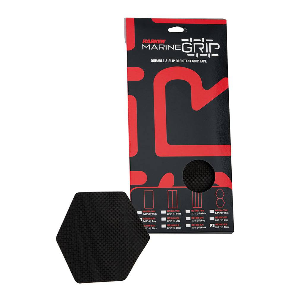 Harken Marine Grip Tape - Honeycomb - Black - 12 Pieces [MG10HC-BLK] - Twin Screws Marine Service