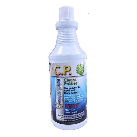 Raritan C.P. Cleans Potties Bio-Enzymatic Bowl Cleaner - 32oz Bottle [1PCP32] - Twin Screws Marine Service