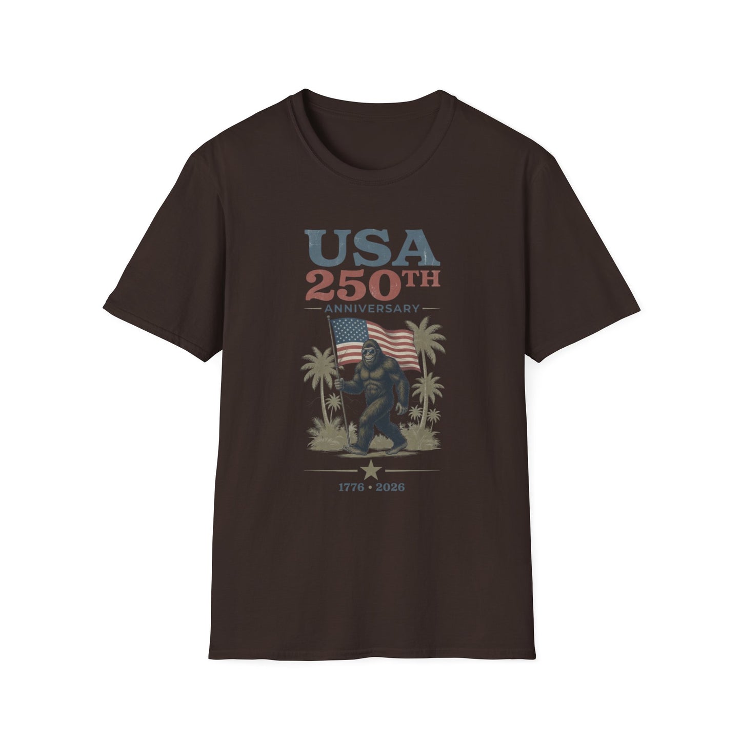 USA 250th Anniversary T-Shirt — Patriotic American Flag Celebration Tee