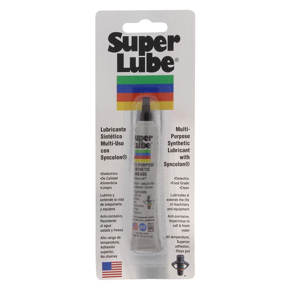 Super Lube Multi-Purpose Synthetic Grease w/Syncolon - .5oz Tube [21010] - Twin Screws Marine Service