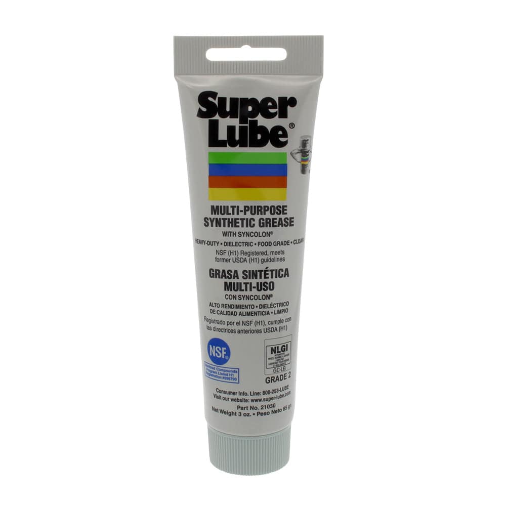 Super Lube Multi-Purpose Synthetic Grease w/Syncolon - 3oz Tube [21030] - Twin Screws Marine Service