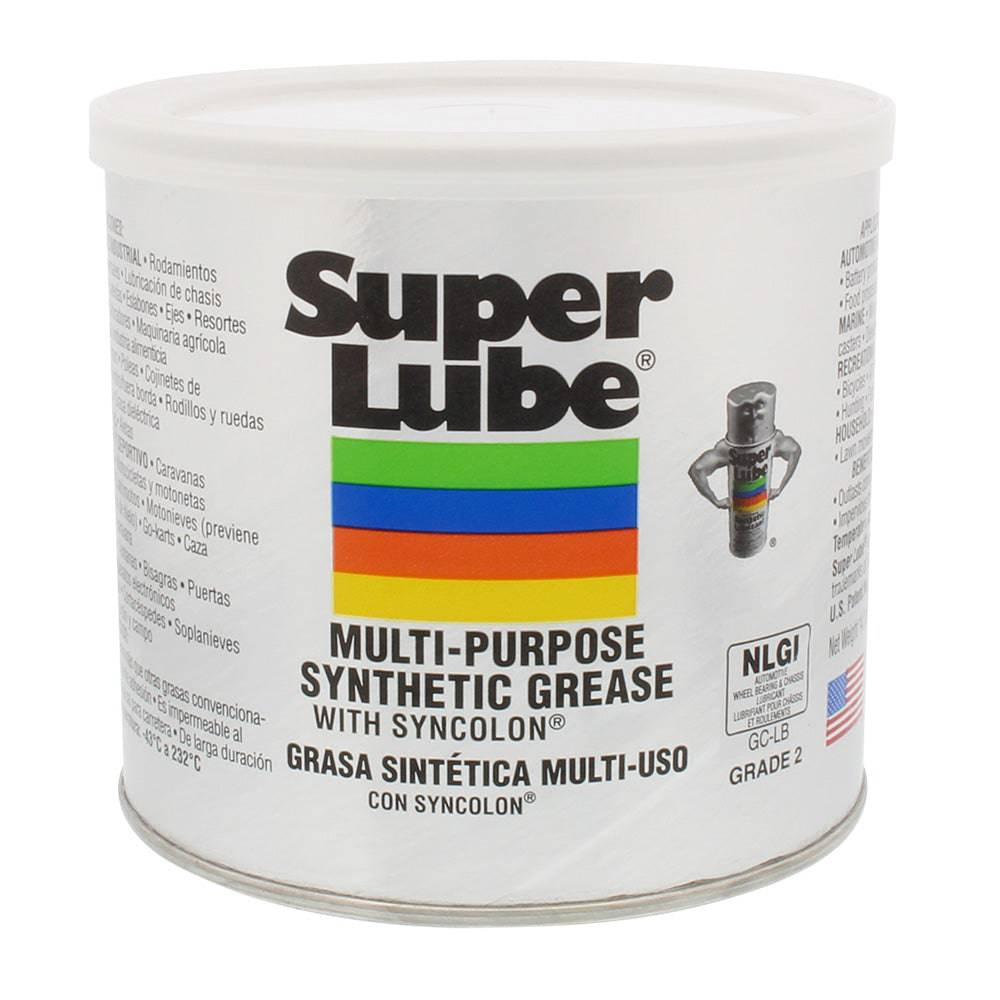 Super Lube Multi-Purpose Synthetic Grease w/Syncolon - 14.1oz Canister [41160] - Twin Screws Marine Service