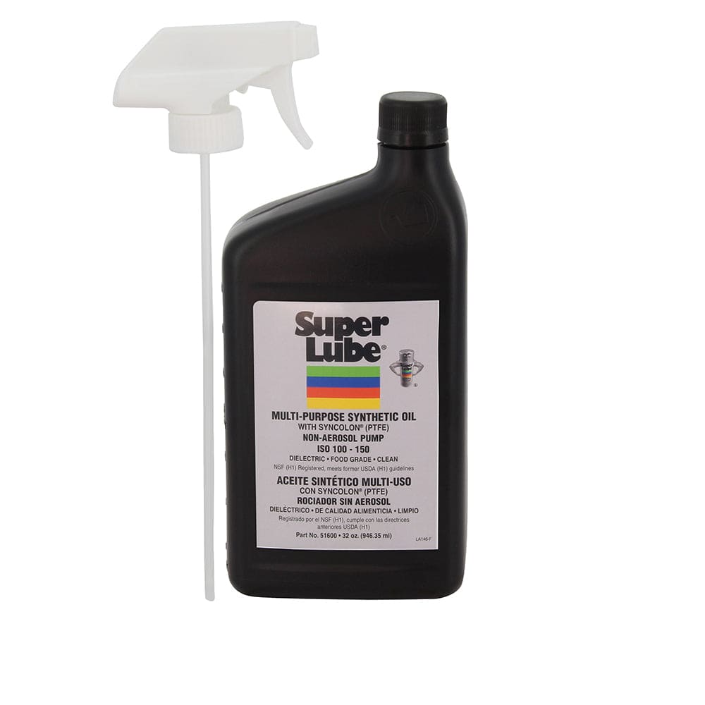 Super Lube Food Grade Synthetic Oil - 1qt Trigger Sprayer [51600] - Twin Screws Marine Service