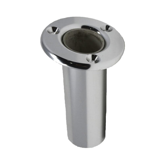 TACO Flush Mount Rod Holder 10 - Deluxe Anodized Finish [F31-0702BXY] - Twin Screws Marine Service