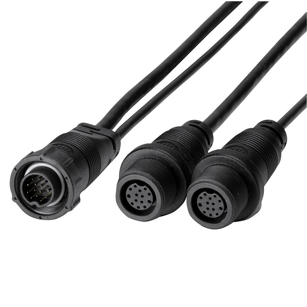Humminbird 14 M ID SIDB Y - SOLIX/APEX Side Imaging  2D Splitter Cable [720111-1] - Twin Screws Marine Service