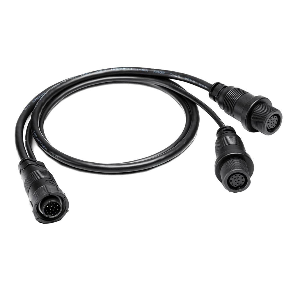 Humminbird 14 M ID SIDB Y - SOLIX/APEX Side Imaging  2D Splitter Cable [720111-1] - Twin Screws Marine Service
