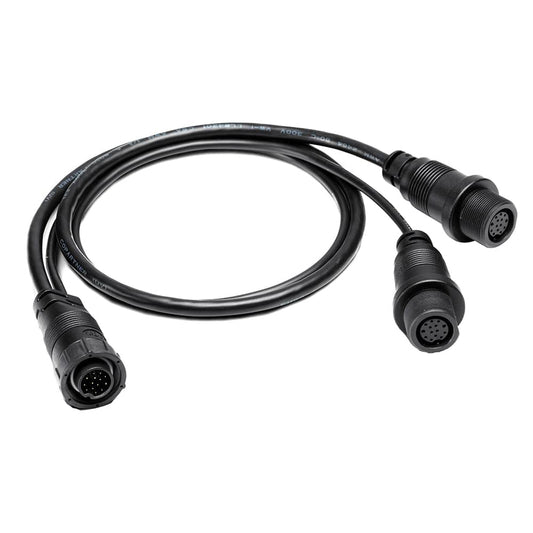 Humminbird 14 M ID SIDB Y - SOLIX/APEX Side Imaging  2D Splitter Cable [720111-1] - Twin Screws Marine Service