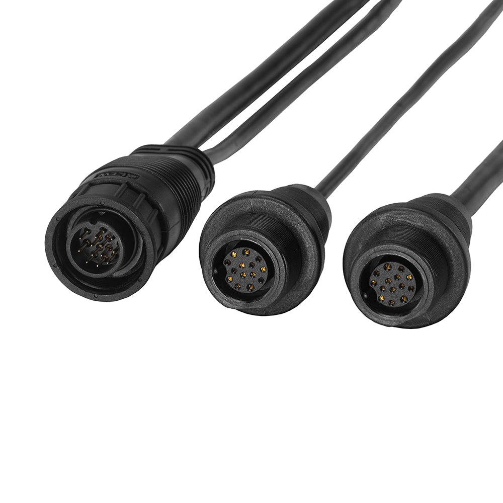 Humminbird 14 M SILR Y - SOLIX/APEX Side Imaging Left-Right Splitter Cable [720112-1] - Twin Screws Marine Service