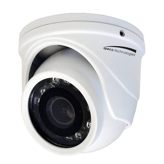 Speco 4MP HD-TVI Mini Turret Camera 2.9mm Lens - White Housing [HT471TW] - Twin Screws Marine Service