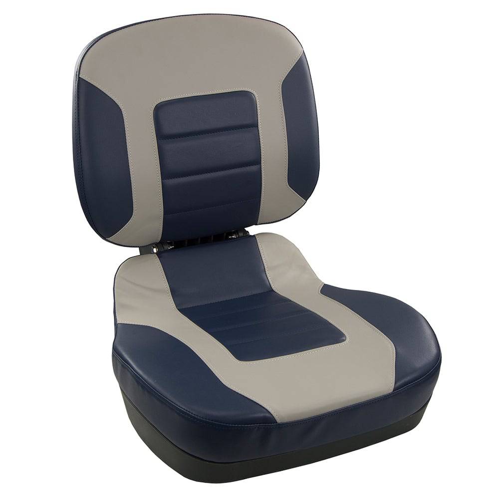 Springfield Fish Pro II Low Back Folding Seat - Navy/Grey [1041519] - Twin Screws Marine Service