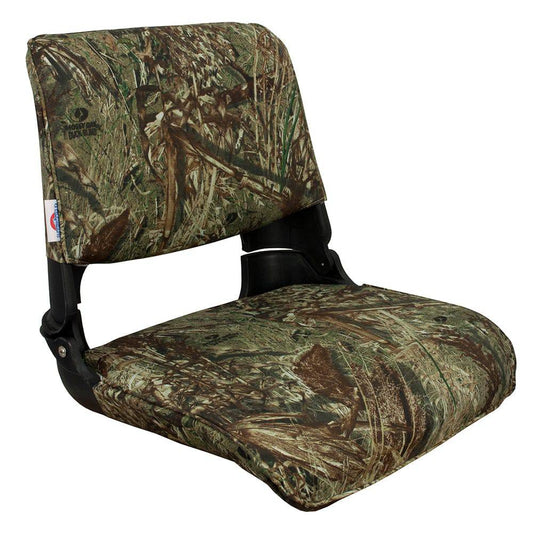 Springfield Skipper Premiun Folding Seat - Mossy Oak Duck Blind w/Black Shell [1061021] - Twin Screws Marine Service