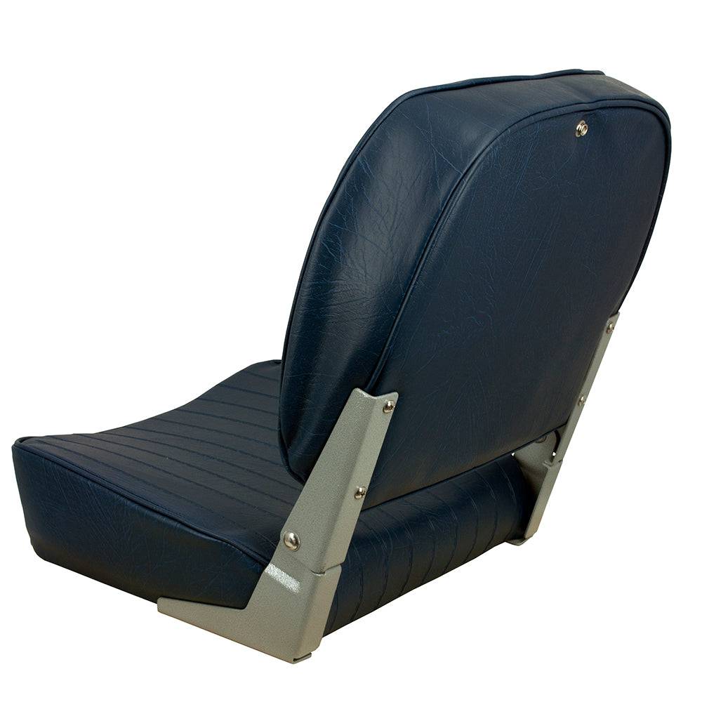 Springfield Economy Folding Seat - Blue [1040621] - Twin Screws Marine Service