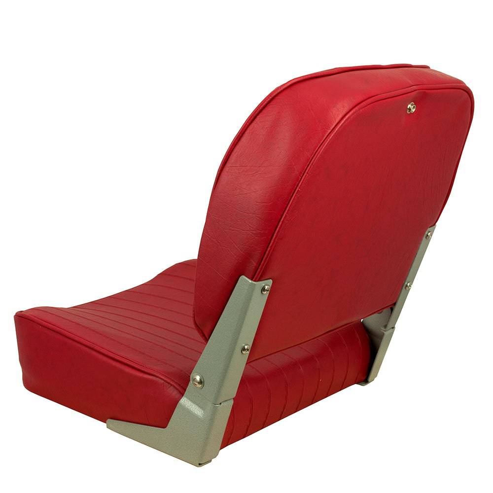 Springfield Economy Folding Seat - Red [1040625] - Twin Screws Marine Service