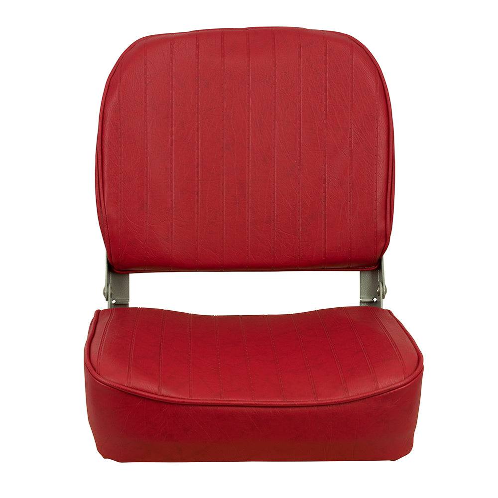 Springfield Economy Folding Seat - Red [1040625] - Twin Screws Marine Service