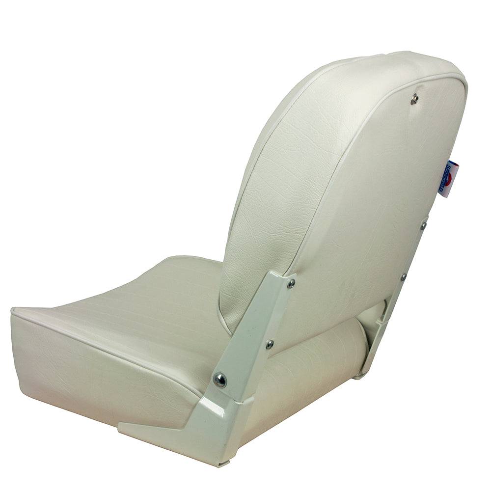 Springfield Economy Folding Seat - White [1040629] - Twin Screws Marine Service