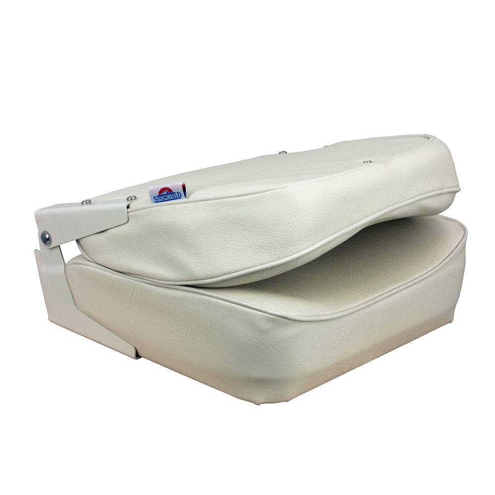 Springfield Economy Folding Seat - White [1040629] - Twin Screws Marine Service