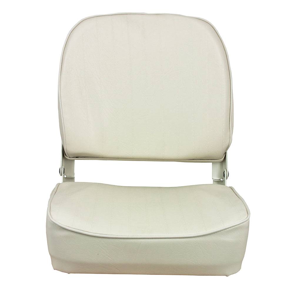 Springfield Economy Folding Seat - White [1040629] - Twin Screws Marine Service