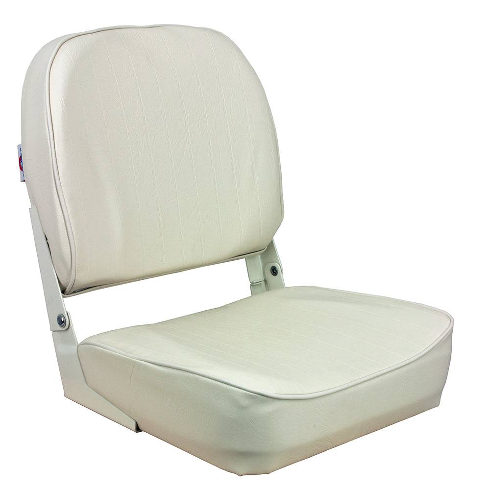 Springfield Economy Folding Seat - White [1040629] - Twin Screws Marine Service