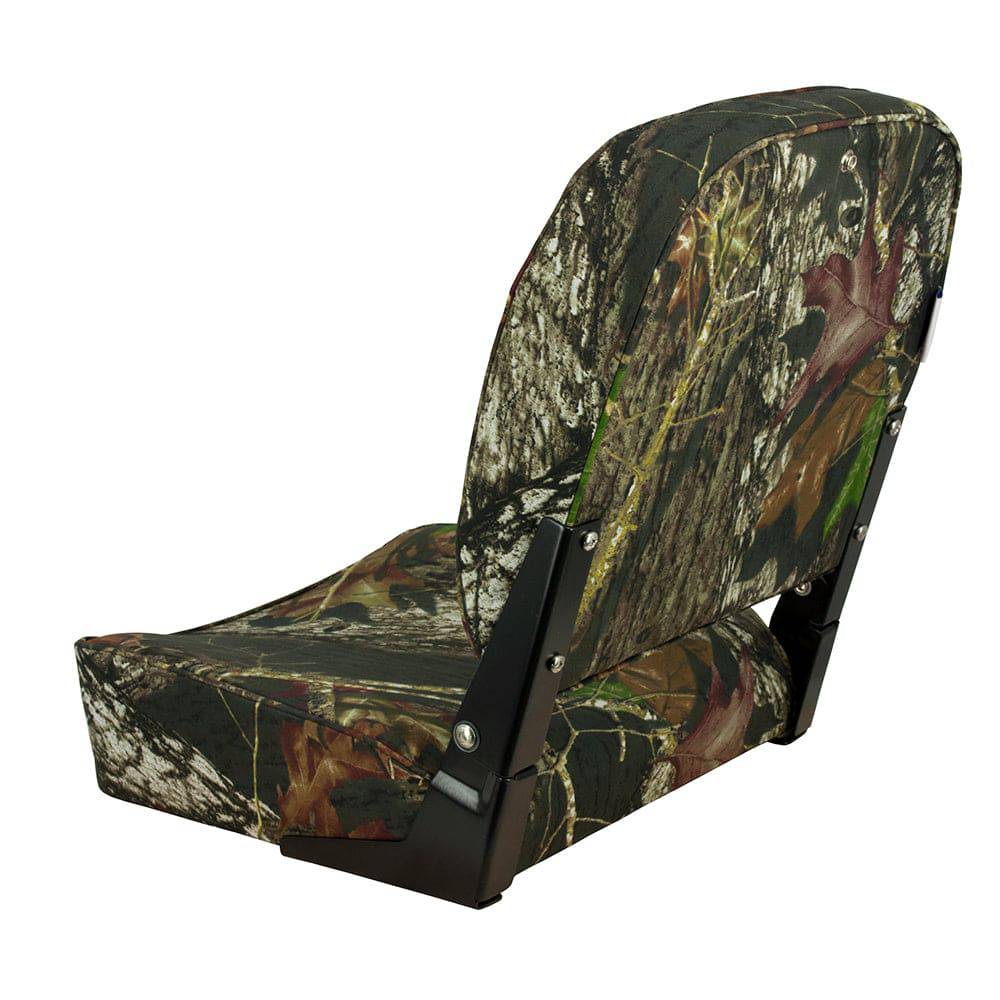 Springfield Economy Folding Seat - Mossy Oak Camo [1040626] - Twin Screws Marine Service