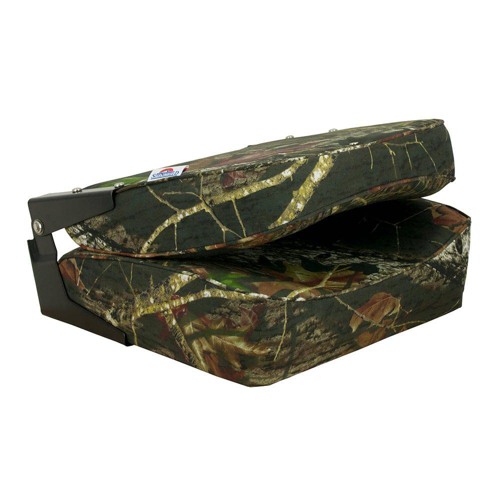 Springfield Economy Folding Seat - Mossy Oak Camo [1040626] - Twin Screws Marine Service