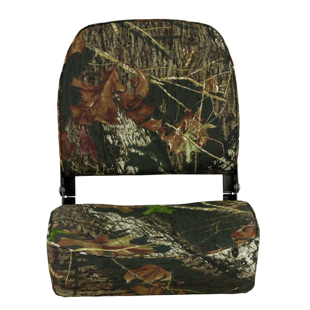 Springfield Economy Folding Seat - Mossy Oak Camo [1040626] - Twin Screws Marine Service