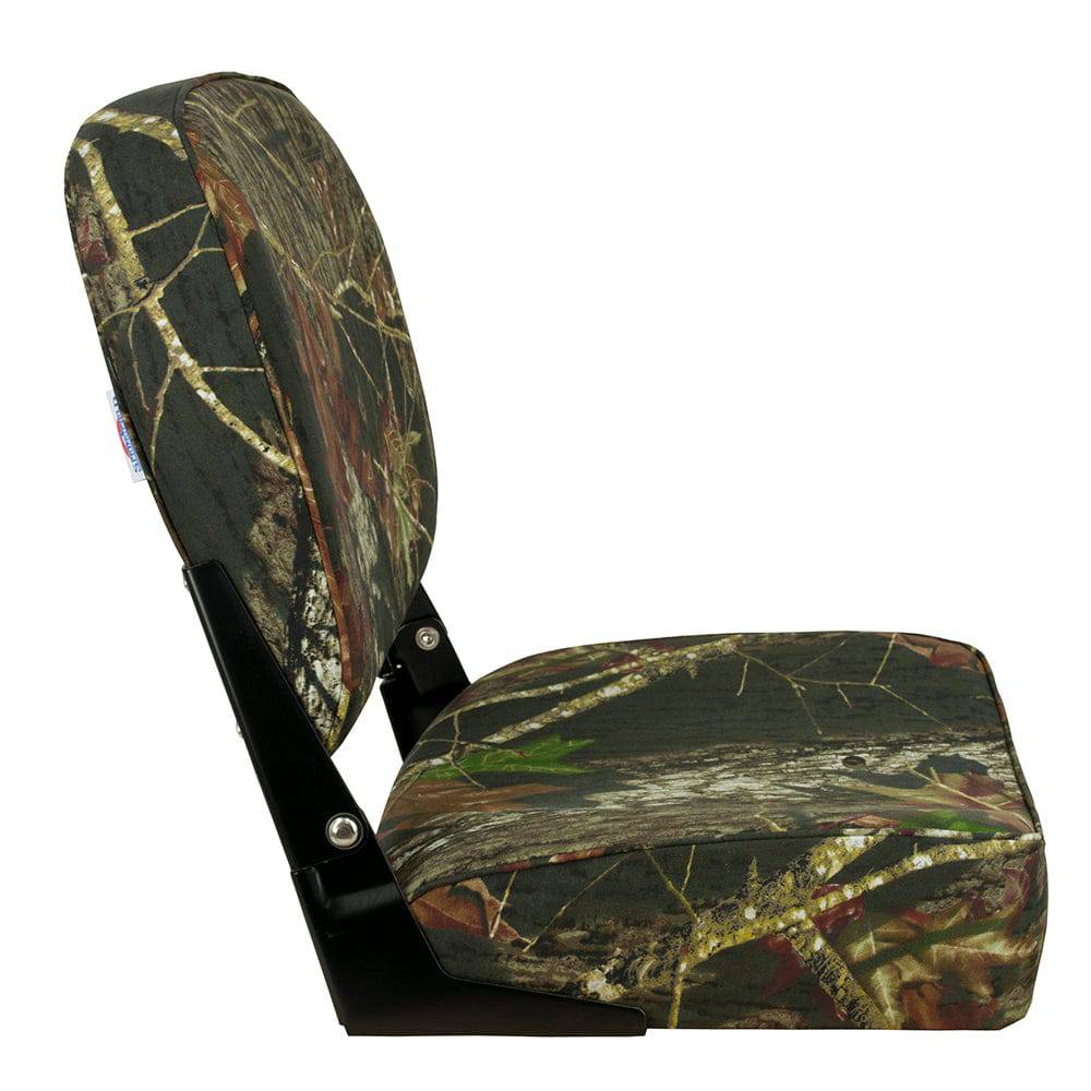 Springfield Economy Folding Seat - Mossy Oak Camo [1040626] - Twin Screws Marine Service