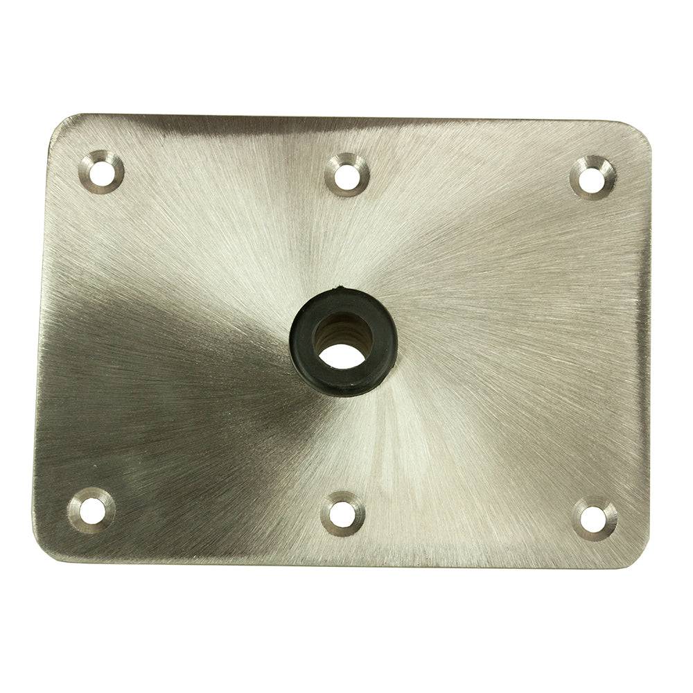 Springfield KingPin 6" x 8" - Stainless Steel - Rectangular Base (Standard) [1620004] - Twin Screws Marine Service