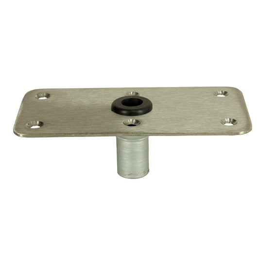 Springfield KingPin 4" x 8" - Stainless Steel - Rectangular Base (Standard) [1620005] - Twin Screws Marine Service