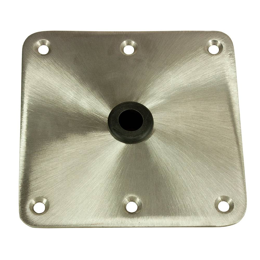 Springfield KingPin 7" x 7" - Stainless Steel - Square Base (Standard) [1620001] - Twin Screws Marine Service