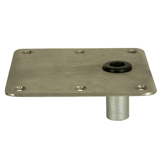 Springfield KingPin 7" x 7" Offset - Stainless Steel - Square Base (Standard) [1620003] - Twin Screws Marine Service