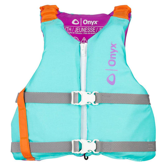 Onyx Youth Universal Paddle Vest - Aqua [121900-505-002-21] - Twin Screws Marine Service