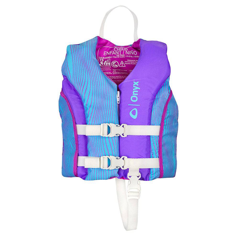 Onyx Shoal All Adventure Child Paddle  Water Sports Life Jacket - Purple [121000-600-001-21] - Twin Screws Marine Service