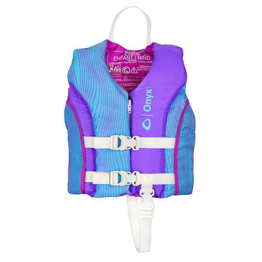 Onyx Shoal All Adventure Child Paddle  Water Sports Life Jacket - Purple [121000-600-001-21] - Twin Screws Marine Service