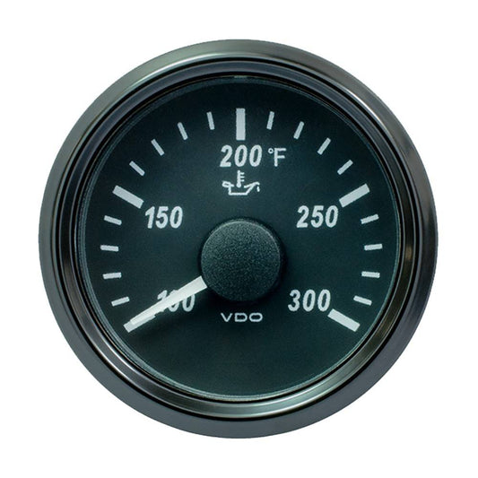 VDO SingleViu 52mm (2-1/16") Oil Temp. Gauge - 300 F - 322-18 Ohm [A2C3833410030] - Twin Screws Marine Service