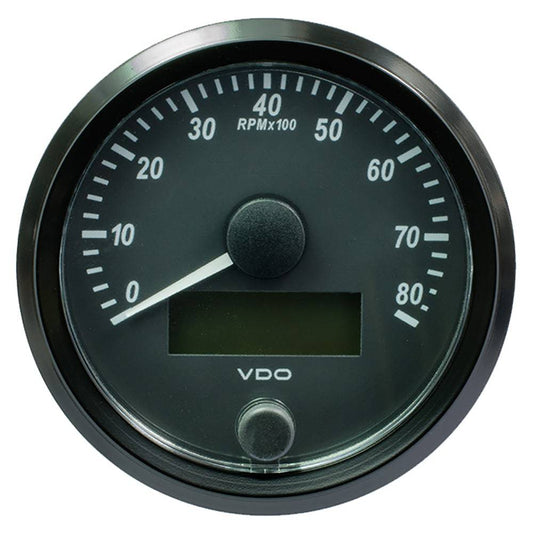 VDO SingleViu 80mm (3-1/8") Tachometer - 8000 RPM [A2C3833020030] - Twin Screws Marine Service