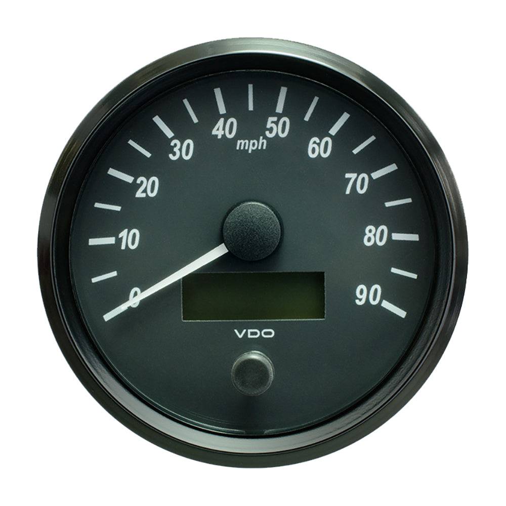 VDO SingleViu 100mm (4") Speedometer - 90 MPH [A2C3832870030] - Twin Screws Marine Service