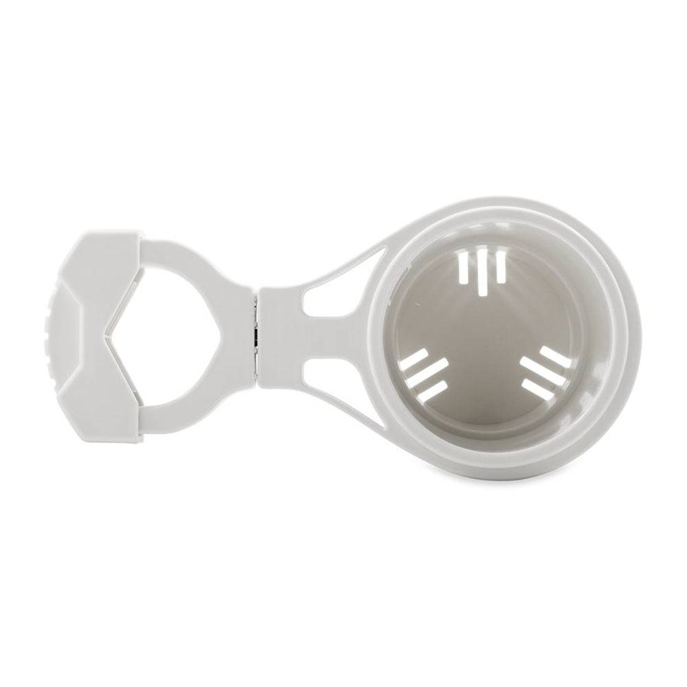 Camco Clamp-On Rail Mounted Cup Holder - Large for Up to 2" Rail - White [53083] - Twin Screws Marine Service