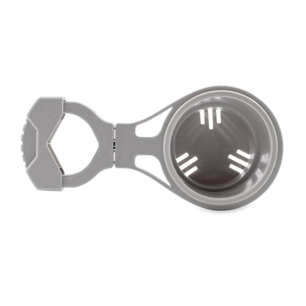 Camco Clamp-On Rail Mounted Cup Holder - Small for Up to 1-1/4" Rail - Grey [53093] - Twin Screws Marine Service