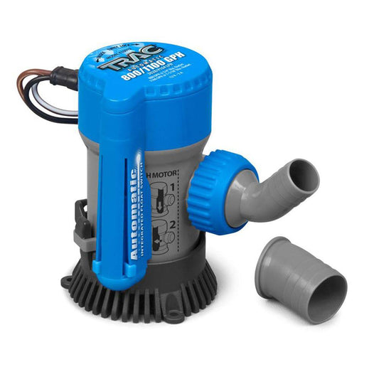 TRAC Outdoors Bilge Pump - 800/1100 GPH - Automatic [69311] - Twin Screws Marine Service