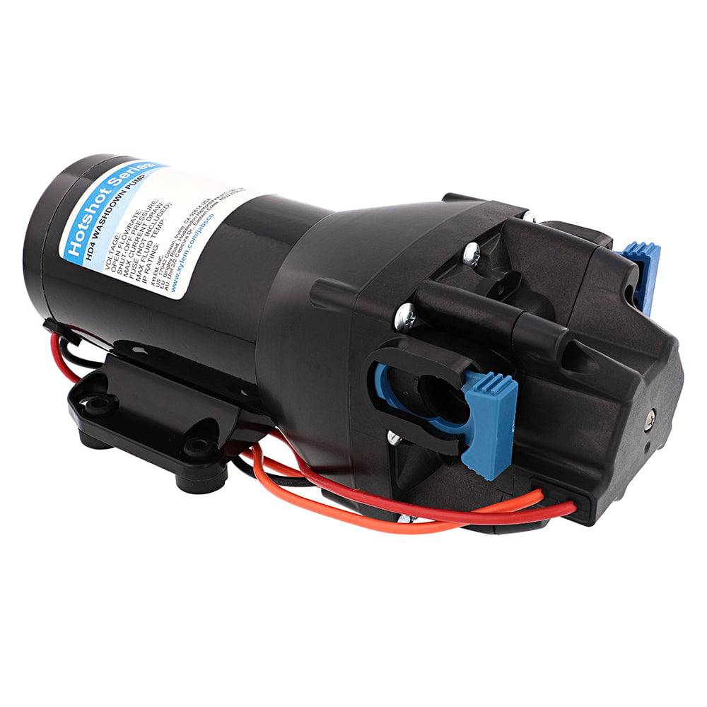 Jabsco HotShot HD4 Heavy Duty Washdown Pump - 12V - 4 GPM - 60 PSI [Q401J-118N-3A] - Twin Screws Marine Service