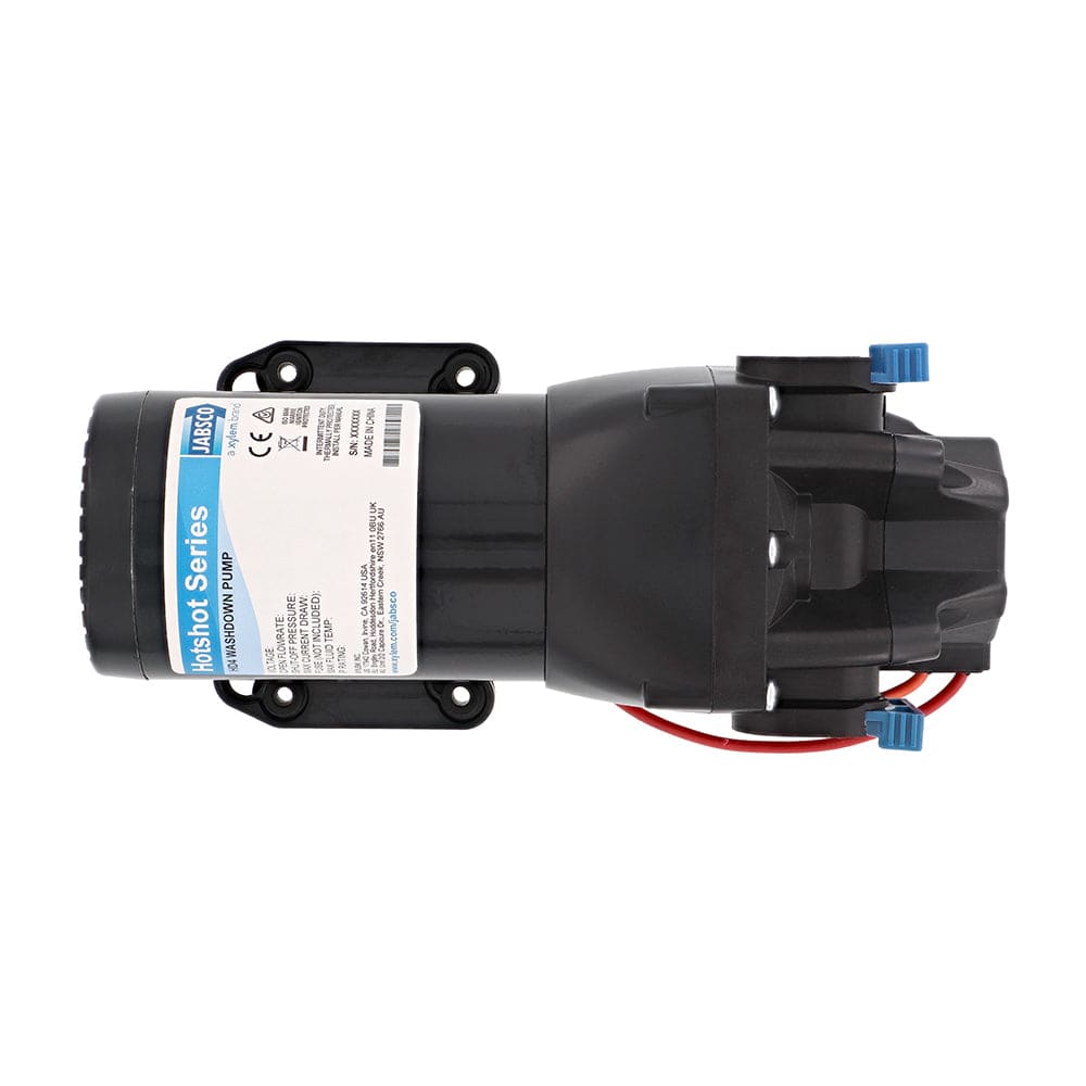 Jabsco HotShot HD4 Heavy Duty Washdown Pump - 12V - 4 GPM - 60 PSI [Q401J-118N-3A] - Twin Screws Marine Service