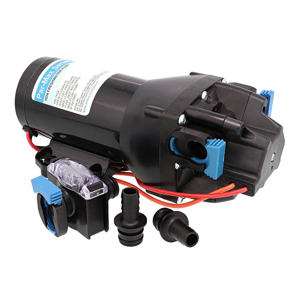 Jabsco Par-Max HD4 Heavy Duty Water Pressure Pump - 12V - 4 GPM - 60 PSI [Q401J-118S-3A] - Twin Screws Marine Service