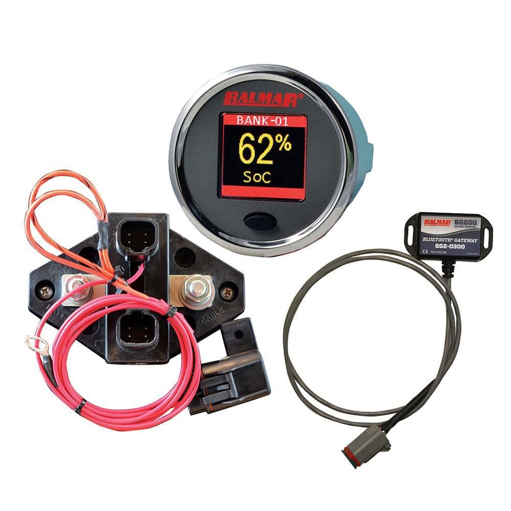 Balmar SG210 Battery Monitor Kit w/Display Shunt Gateway [SG210] - Twin Screws Marine Service