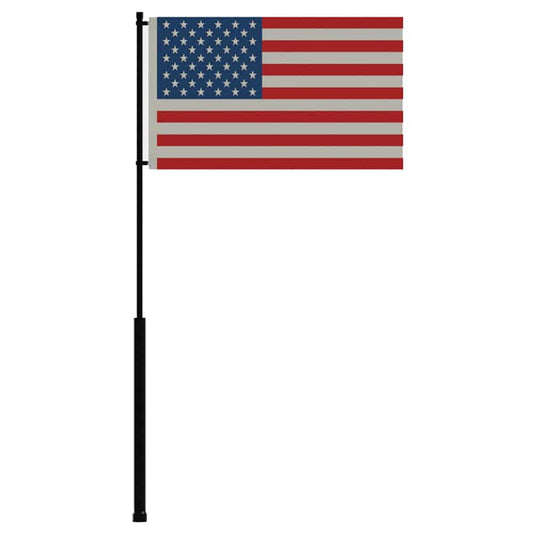 Mate Series Flag Pole - 36" w/USA Flag [FP36USA] - Twin Screws Marine Service