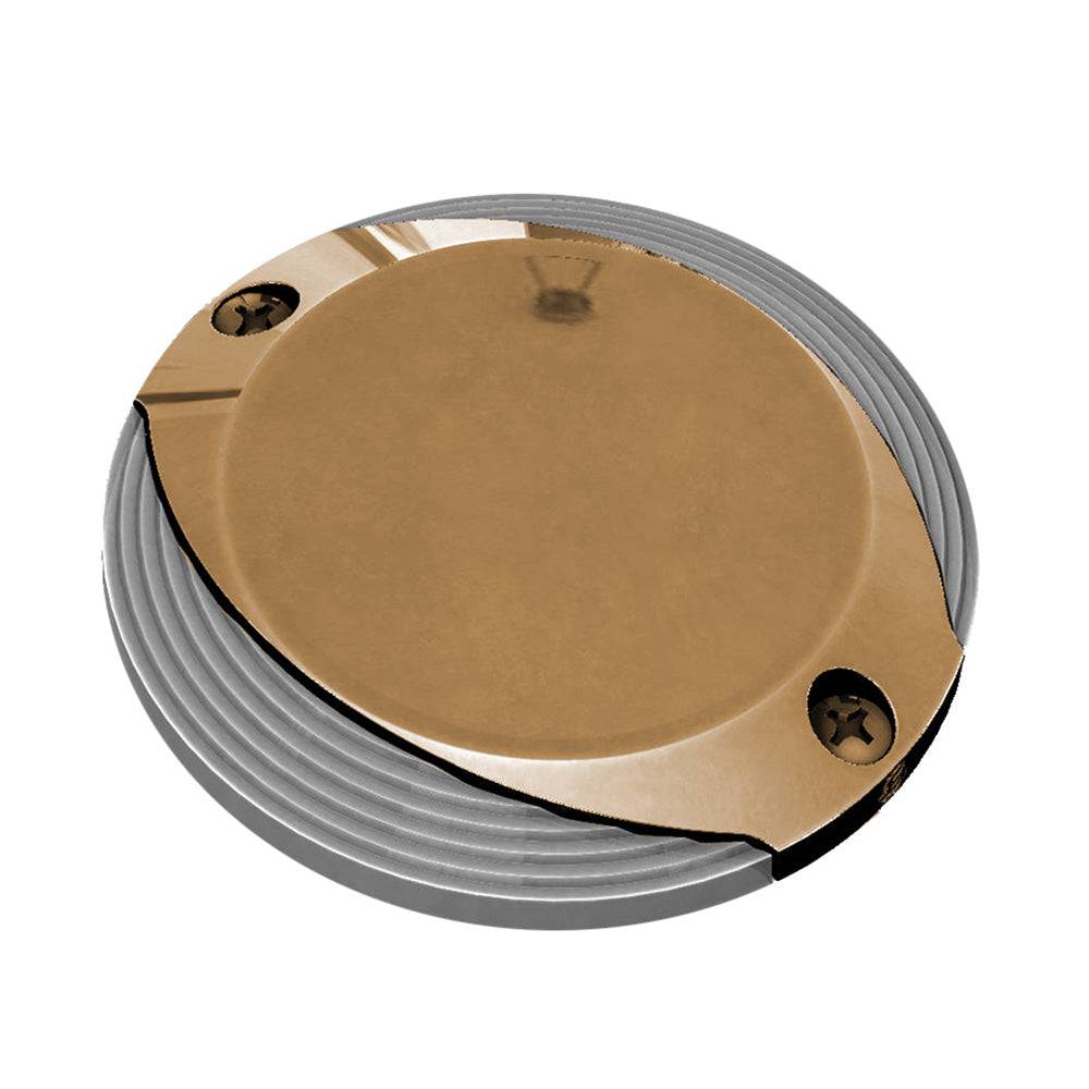 Lumitec Scallop Surface Mount Pathway Light - Spectrum RGBW/Warm White - Bronze Finish [101673] - Twin Screws Marine Service