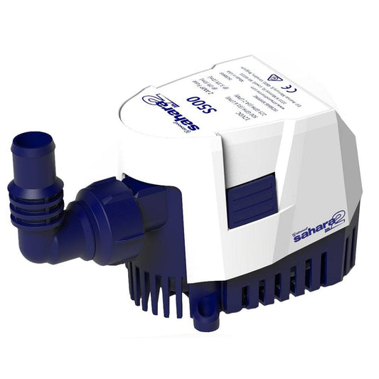 Attwood Sahara MK2 S500 Bilge Pump 500 GPH - 12V - Automatic [5505-7] - Twin Screws Marine Service